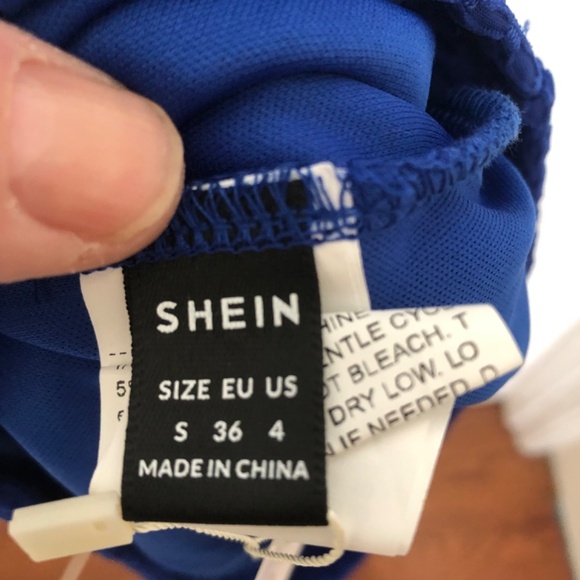 Shein Vcay blue summery dress size small with new tags - Picture 6 of 11